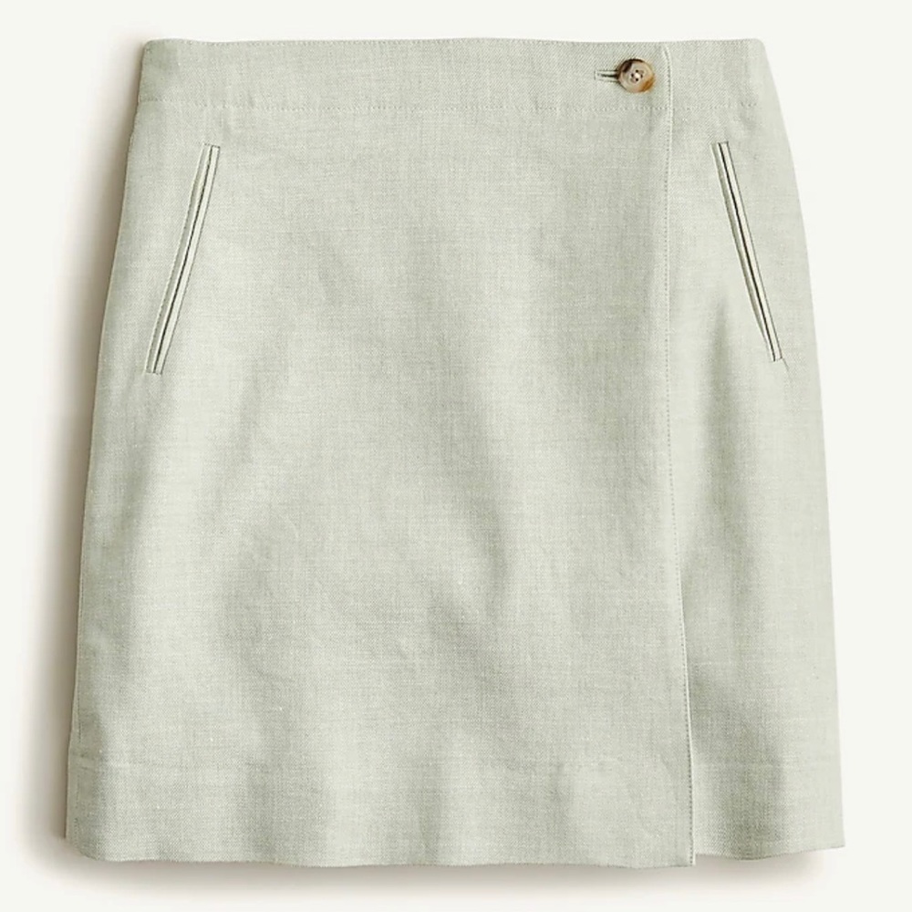 NWT JCrew mini wrap around skirt